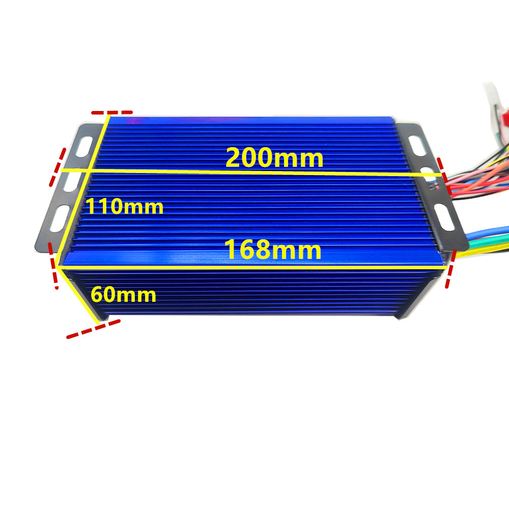 36V 48V 60V 72V 2000W fırçasız - 72V 45A Dual Controller incelemesi ve fiyatı