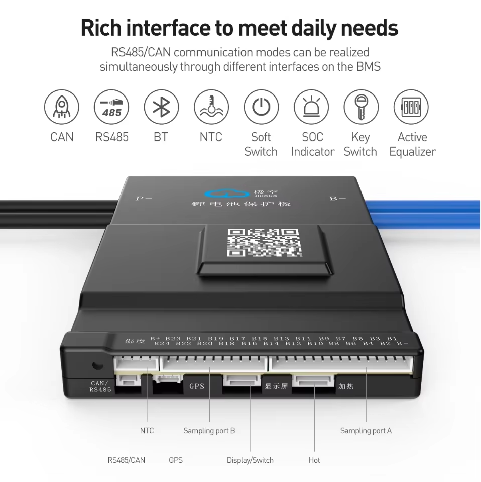 JK BMS Aktif Dengeleyici 150A  - Smart Bms 20S 72V 150A Bluetooth incelemesi ve fiyatı