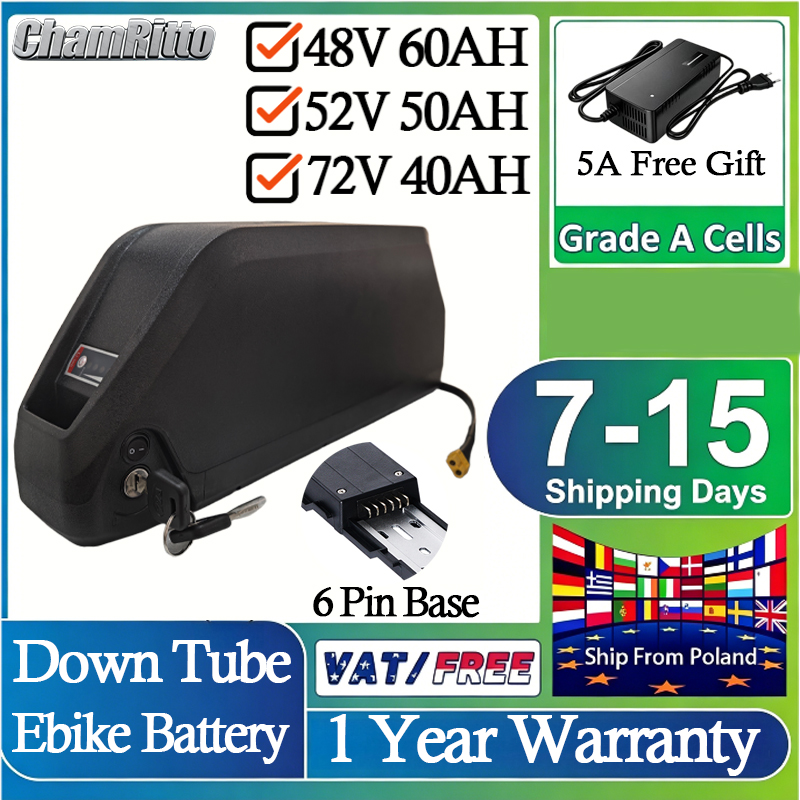 52V 50AH E-Bisiklet Bataryası  - 60V 30Ah 21700 Battery Pack incelemesi ve fiyatı