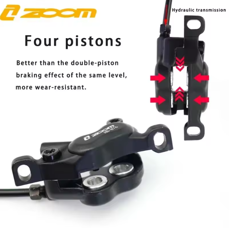 ZOOM HB-876E E-Bisiklet 4 Pist - Zoom Hydraulic Brake 4 Piston E-Scooter incelemesi ve fiyatı