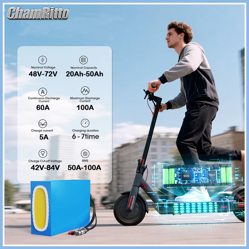 21700 E-bisiklet Scooter Aküsü - 60V 30Ah 21700 Battery Pack incelemesi ve fiyatı