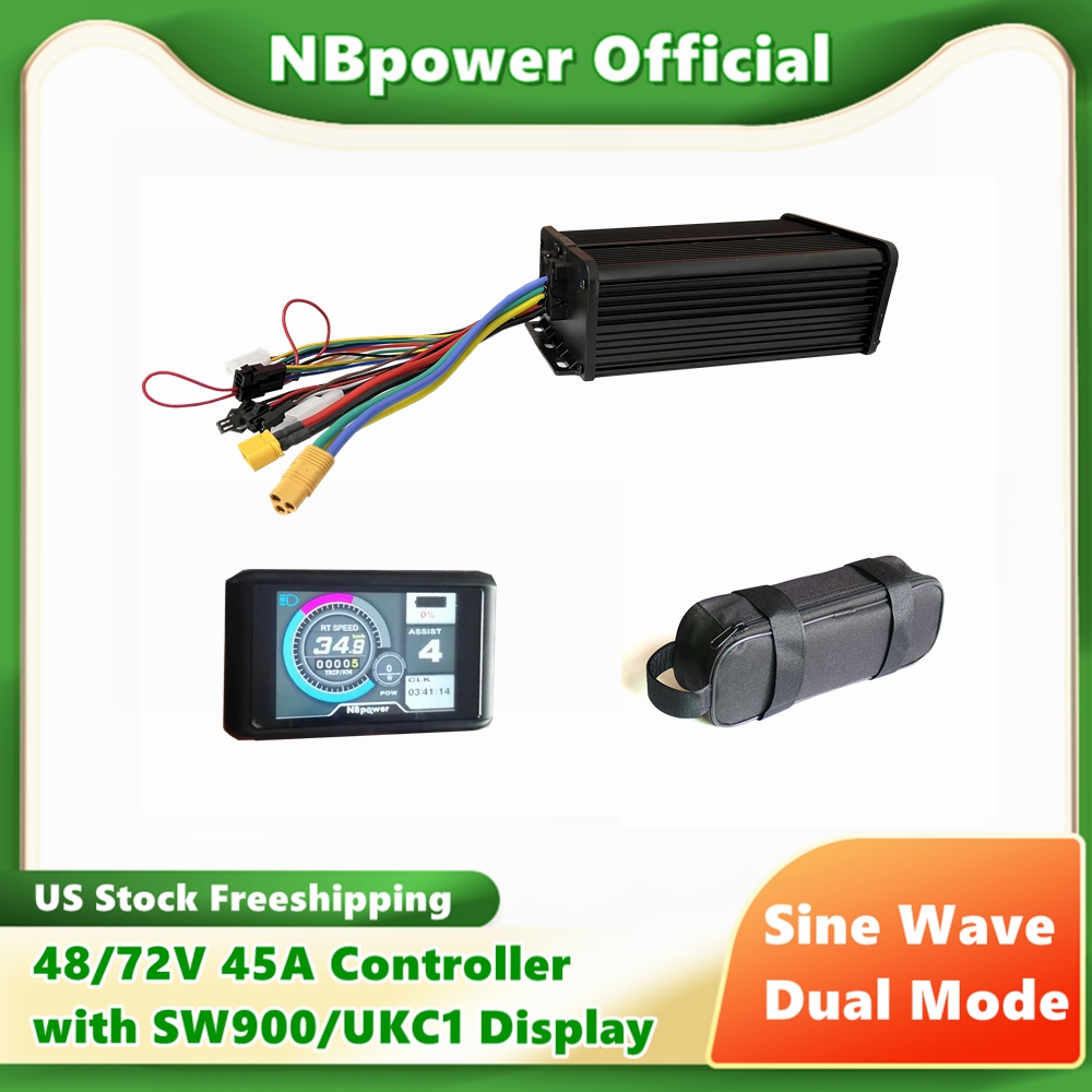 ABD Stok Çift Modlu NBpower 48 - 72V 45A Dual Controller incelemesi ve fiyatı